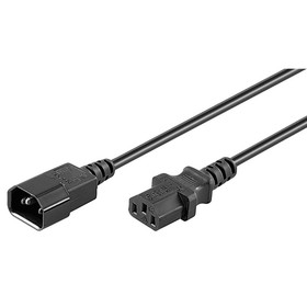 Netzkabel Kaltgerätekabel Verlängerung scharz 5m