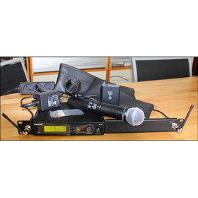 Shure Set SLX4 + SLX2  Handsender mit Beta 58A + + SLX1...