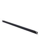 DASblech - Rackblende Frontplatte 19" U-Profile Stahl schwarz 0,5HE