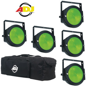 Bundle 5x ADJ Dotz Par LED COB Strahler mit Tasche