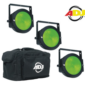 Bundle 3x ADJ Dotz Par LED COB Strahler mit Tasche