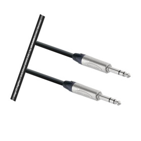 DASkabel - Sommer Cable SC-Stage 22 Profi Klinke Stereo Mikrofokabel 1m Sym. (Neutrik Stecker)