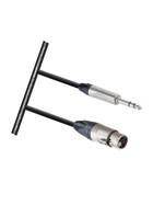 DASkabel - Sommer Cable SC-Stage 22 Profi Mikrofonkabel Symetrisch XLR (F) Klinke Stereo (M) (Neutrik Stecker) 1m