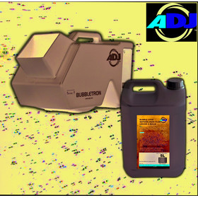 Bundle American DJ Bubbletron GO Akku Seifenblasenmaschine inkl. 5Liter Fluid