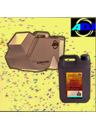 Bundle American DJ Bubbletron GO Akku Seifenblasenmaschine inkl. 5Liter Fluid