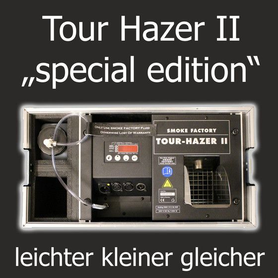 Smoke Factory Tour Hazer II SFK im scharzen Case Special Edition inkl Fluid 750ml