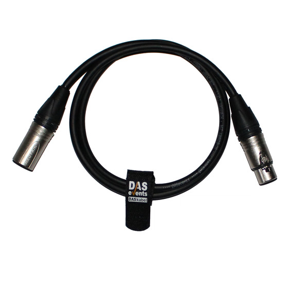 DASkabel - Sommer Cable Binary 234 Profi XLR DMX Mikrofon Kabel 1m (Neutrik)