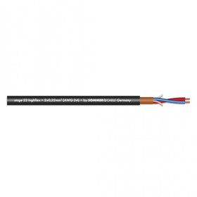 DASkabel - SOMMER Cable SC-Stage Highflex Mikrofonkabel 2x0,22mm² sw 3pol 100m