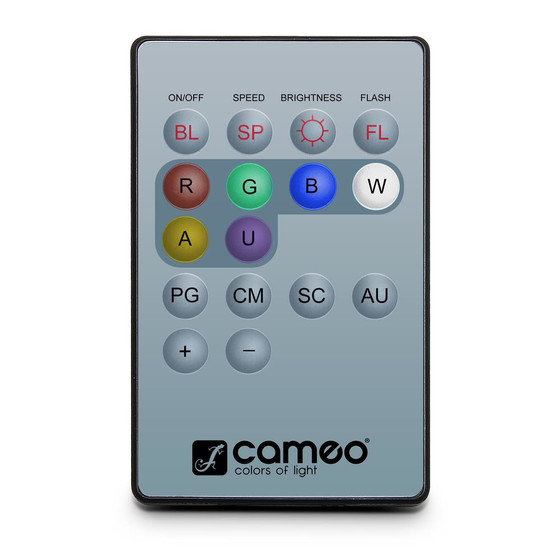 Cameo Q-Spot 15 RGBW - Kompakter Spot mit 15W RGBW-LED in schwarzer Ausfhrung