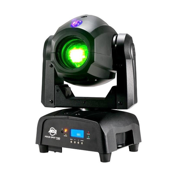 American DJ ADJ Focus Spot two 75Watt + 3Watt UV LED Movinghead