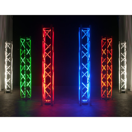 Bundle 4x American DJ 5P Hex LED Slim PAR Kanne 5x10Watt RGBAW+UV inkl Fernbedienung