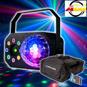 American DJ Stinger Star  3in1 Effekt Moonflower Wash Laser inkl. Tasche