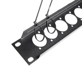 DASblech - Rackblende Frontplatte 19 Stahl schwarz 16 x...