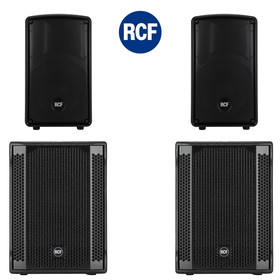 Bundle 2x RCF SUB 702-AS II Bass + 2x HD-10-A MKIV 4400 W