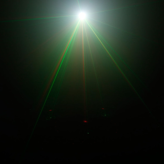 Cameo Storm FX 3in1 Lichteffekt Grating Laser Strobe Derby inkl IR Fernbedienung