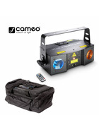 Bundle Cameo Storm FX 3in1 Lichteffekt Grating Laser Strobe Derby inkl IR Fernbedienung + Tasche