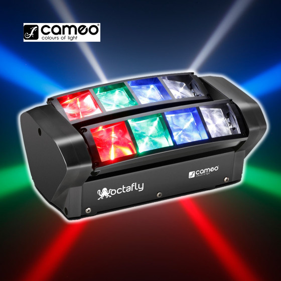 Cameo OCTAFLY XS 8 Fach RGBW Chase Effekt 2x 270 Grad schwenbare LED Leisten