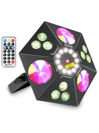 Cameo UVO 5-in-1 LED-Effektscheinwerfer Wash Strobe UV Flower Laser