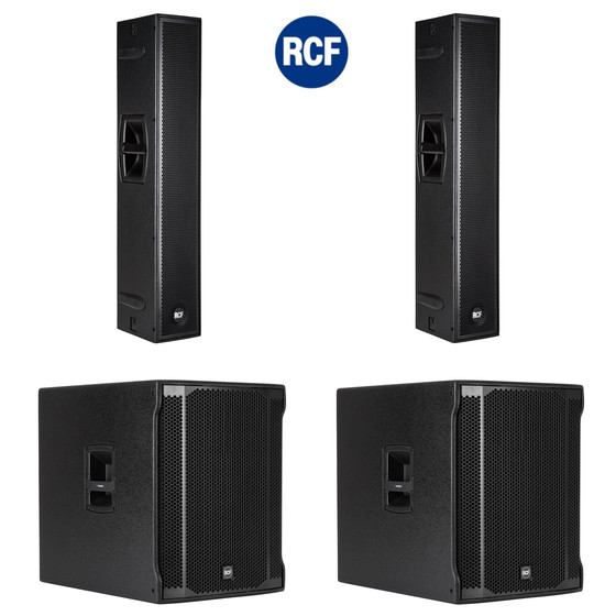 Bundle 2x RCF SUB 905-AS II 15 Bass + NXL 24-A Aktives 2-Wege Array 7200 Watt