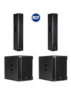 Bundle 2x RCF SUB 905-AS II 15" Bass + NXL 24-A Aktives 2-Wege Array 7200 Watt