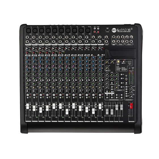 RCF L-PAD 16CX USB - 16 Kanal Mixer mit Kompressoren, Effekten & USB Port