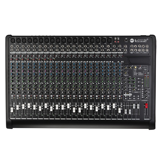 RCF L-PAD 24CX USB - 24 Kanal Mixer mit Kompressoren, Effekten & USB Port