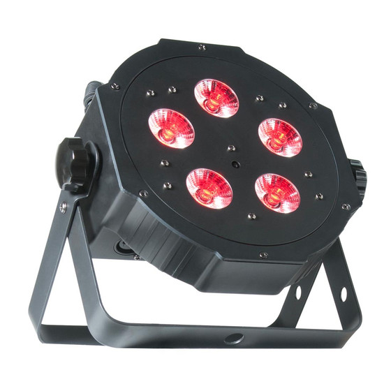 Bundle 4x ADJ Mega TRIPAR Profile PLUS RGB+UV 5x4-Watt und LED RC2 Fernb.