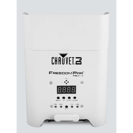 Chauvet DJ Freedom Par Hex-4 (White Housing) Wireless DMX Akku LED Spot 4x10Watt