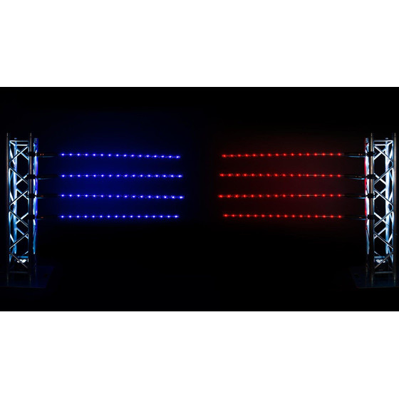 Chauvet DJ Freedom Stick Pack 4 Stk Akku RGB Wireless, Multi-Charger, IRC-6, Softcase