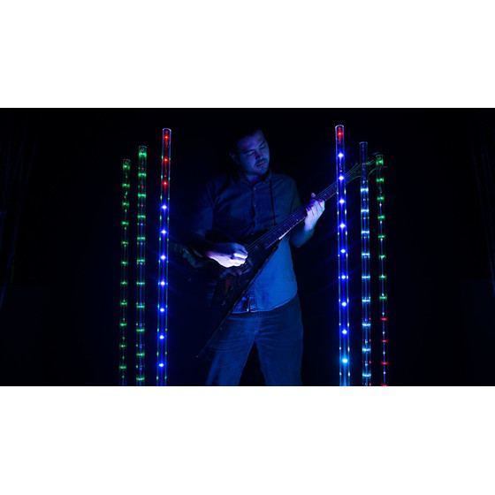 Chauvet DJ Freedom Stick Pack 4 Stk Akku RGB Wireless, Multi-Charger, IRC-6, Softcase