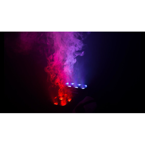 Chauvet DJ Geyser P7 Effekt Nebelmaschine mit 4+3x9W LED CO2 Effekt DMX two color smoke