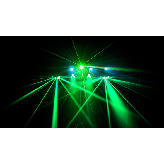 Chauvet DJ Gig Bar 2 4in1 Effekt (2xPAR 2xDerby 4xStrobe Laser) Stativ Taschen Controller