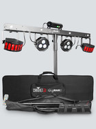 Chauvet DJ Gig Bar 2 4in1 Effekt (2xPAR 2xDerby 4xStrobe Laser) Stativ Taschen Controller