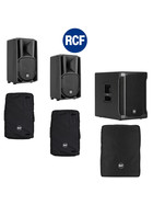 Bundle RCF SUB 702-AS II Bass + 2x ART 708-A MK4 3000 W + Taschen