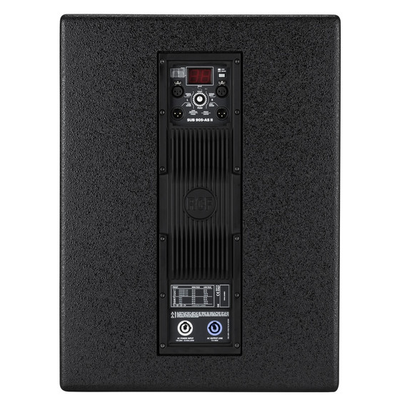 Bundle 2x RCF SUB 905-AS II Bass + 2x NX 32-A 7200 W K&M Distanz + Kabel