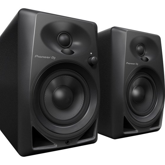 Pioneer DM-40 (Paar) DJ-Monitore Kompakter 4 Aktivmonitorlautsprecher (Schwarz)