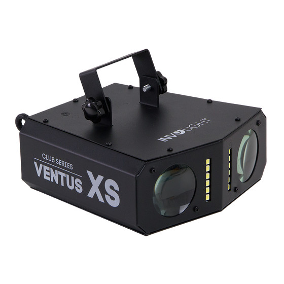 Involight VENTUS XS LED Effekt Doppel-Flower Strobe 2in1 Effekt inkl. IR-Fern