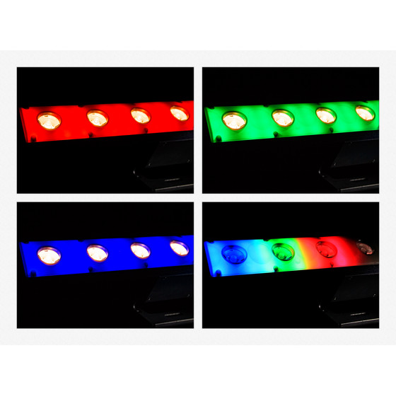 Involight LEDBARFX103 Indoor LED Bar mit 10 x 3 W CREE LEDs (2800K WW) und 60 x 5050SMD-RGB-LEDs