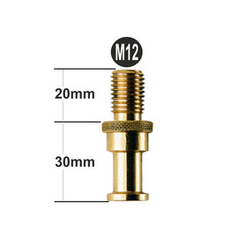 TV Zapfen Bolzen 5/8" zu 3/8" mit 20mm Gewinde M12  fr zB. Manfrotto Super Clamp