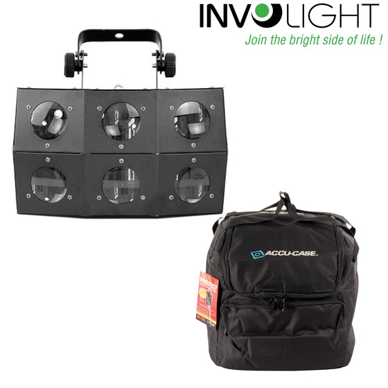 Involight OB200 LED Lichteffekt 18 x 3W RGB LEDs, DMX, Stativaufnahme, Tasche