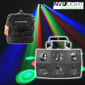 Involight OB200 LED Lichteffekt 18 x 3W RGB LEDs, DMX, Stativaufnahme, Tasche