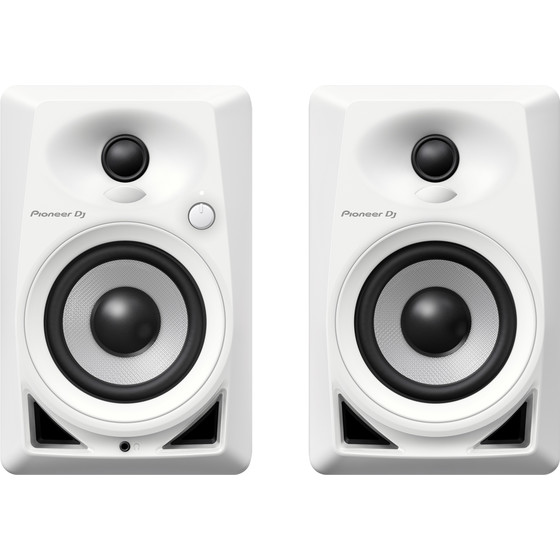 Pioneer DM-40-W (Paar) DJ-Monitore Kompakter 4 Aktivmonitorlautsprecher (Wei)