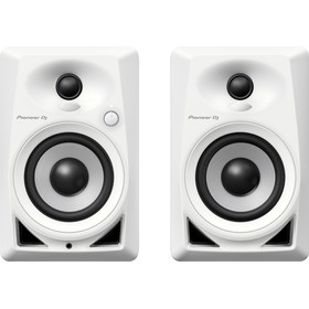 Pioneer DM-40-W (Paar) DJ-Monitore Kompakter 4" Aktivmonitorlautsprecher (Weiß)