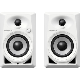 Pioneer DM-40-W (Paar) DJ-Monitore Kompakter 4" Aktivmonitorlautsprecher (Wei)