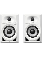 Pioneer DM-40-W (Paar) DJ-Monitore Kompakter 4" Aktivmonitorlautsprecher (Wei)