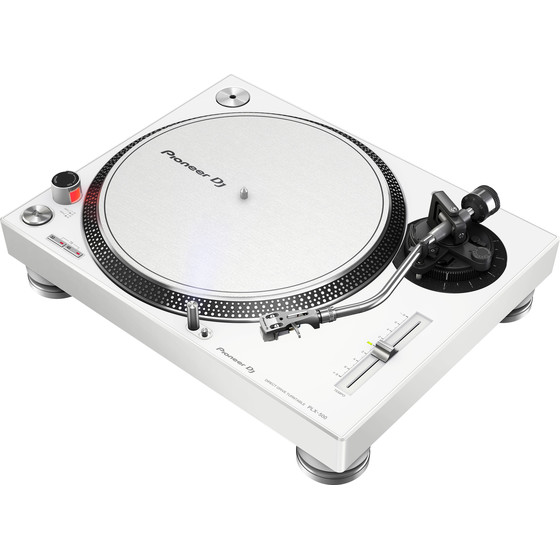 Pioneer PLX-500-W Profi Plattenspieler mit kraftvollem Direktantrieb inkl. Cartridge und Nadel in Wei