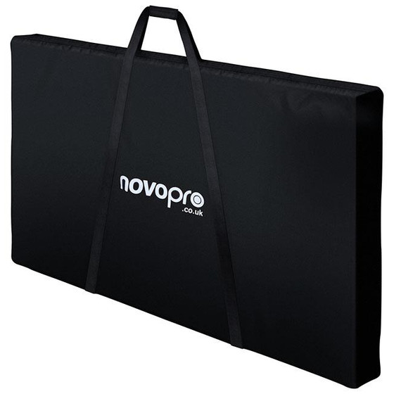 Novopro DJS2 aluminium DJ Screen sehr leicht 5,4 Kg mit Tasche H 120cm B 4x70cm