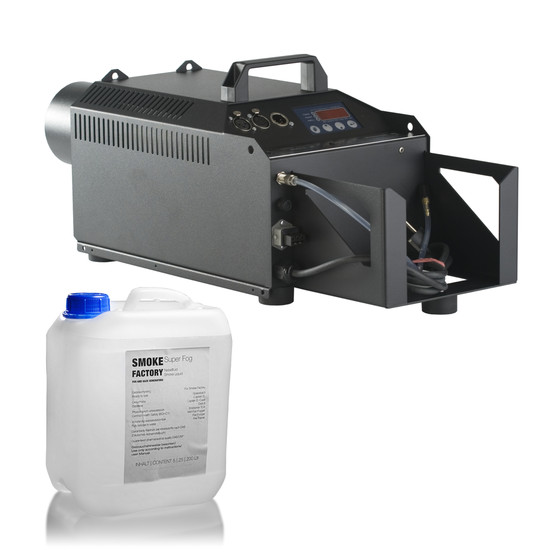 Smoke Factory Data 2 - 2,6KW DMX Profi Maschine inkl. 5L Super Fog Fluid