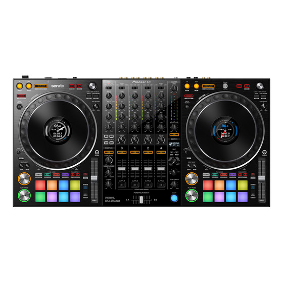 Pioneer DDJ-1000SRT Der professionelle 4-Kanal-DJ-Performance-Controller mit Serato Dongle