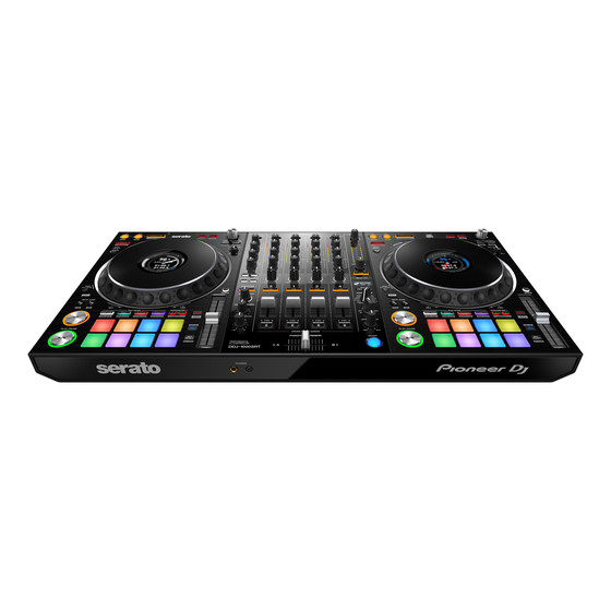 Pioneer DDJ-1000SRT Der professionelle 4-Kanal-DJ-Performance-Controller mit Serato Dongle